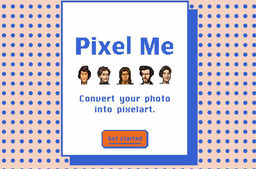 Pixel Me-有设计感的人物像素化在线生成器工具